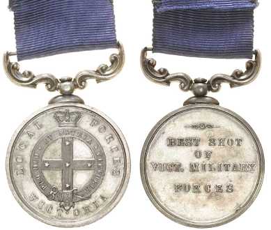 James Godfrey's Best Shot Medal.