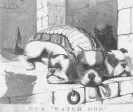 Our Watch Dog, Melbourne Punch, 27 April, 1871